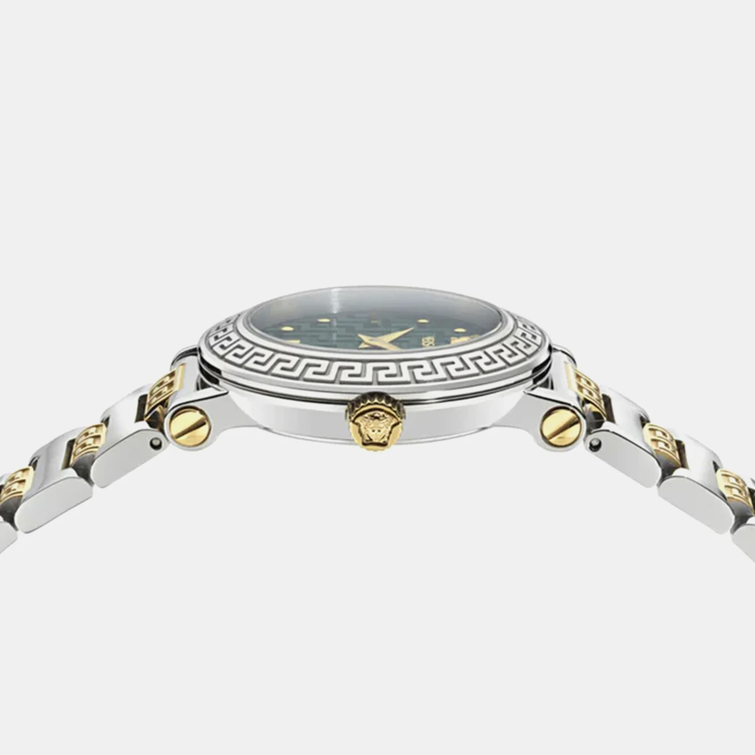 Greca Sphere Petite Women Quartz Green Dial Analog Steel Watch VEKLA0425 - Image 2