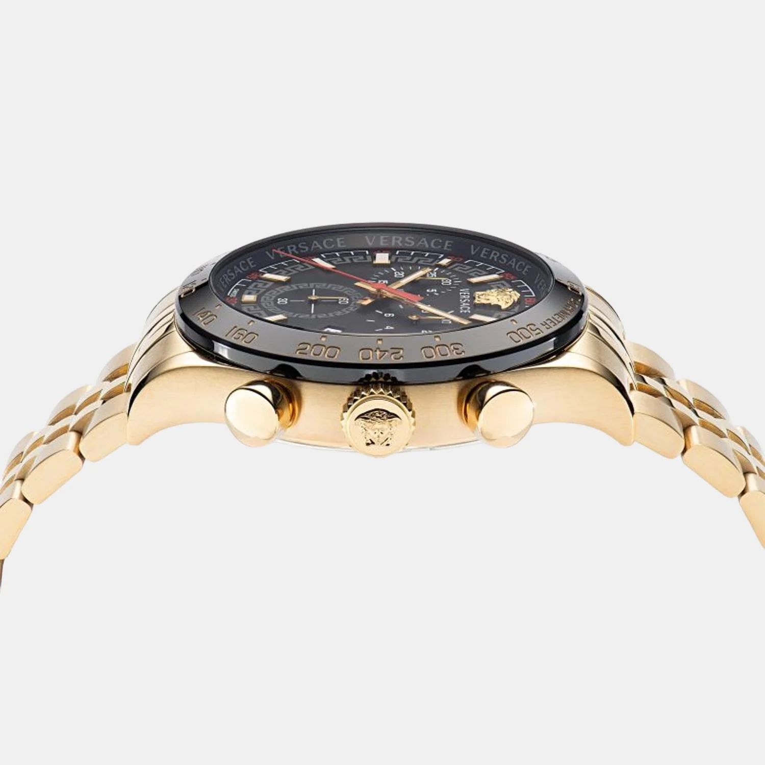 Hellenyium Men Quartz Black Dial Chronograph Stainless Steel Watch VE2U00622 - Image 3