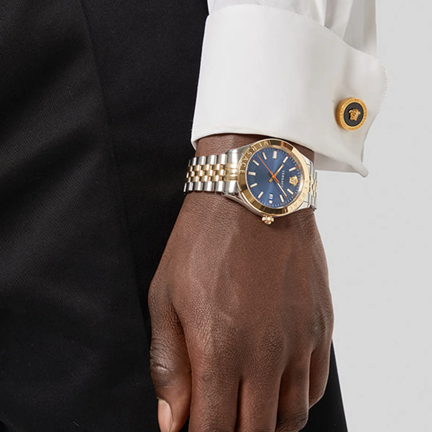 Hellenyium Men Quartz Blue Dial Analog Stainless Steel Watch VEVK00520 - Image 3