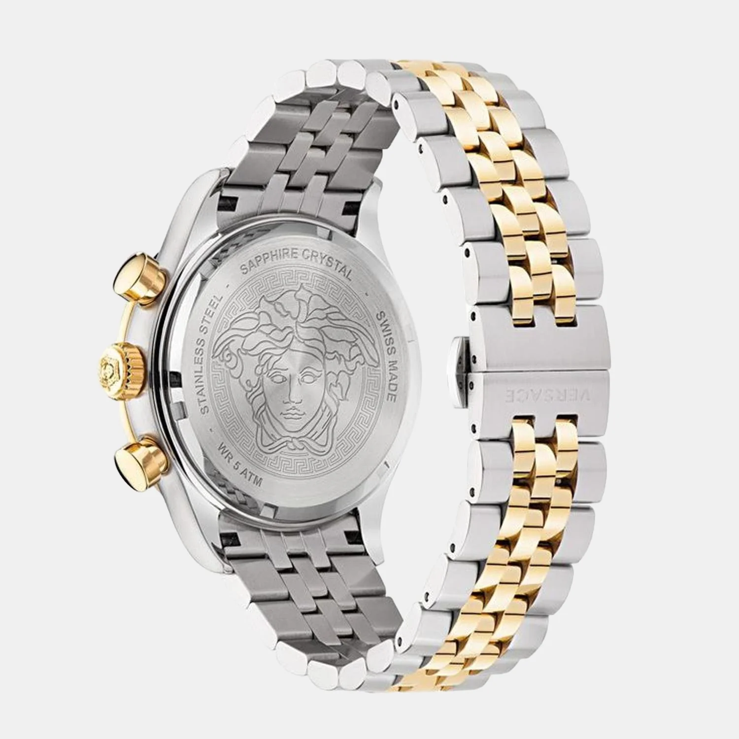 Hellenyium Men Quartz White Dial Chronograph Stainless Steel Watch VE2U00422 - Image 2