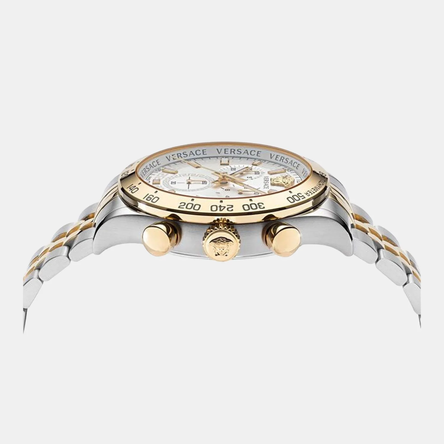 Hellenyium Men Quartz White Dial Chronograph Stainless Steel Watch VE2U00422 - Image 3