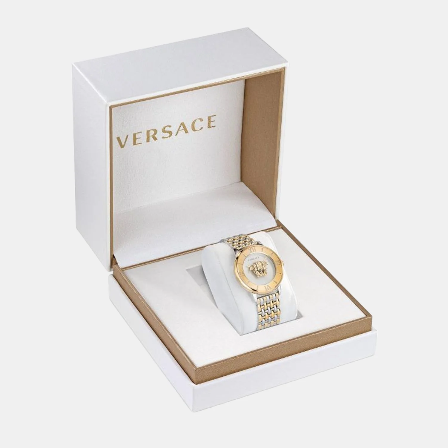 La Medusa Women Quartz Silver Dial Analog Stainless Steel Watch VE2R00222 - Image 4