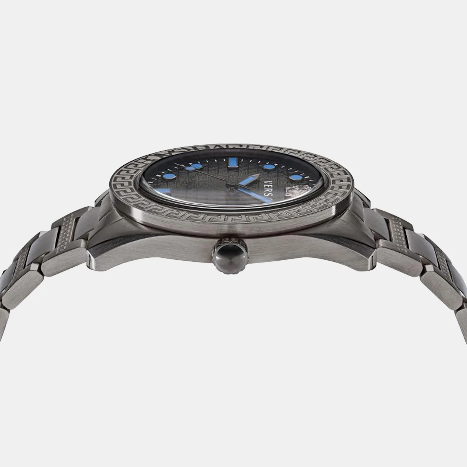 Men Quartz Black Dial Analog Stainless Steel Watch VE2T00622 - Image 3