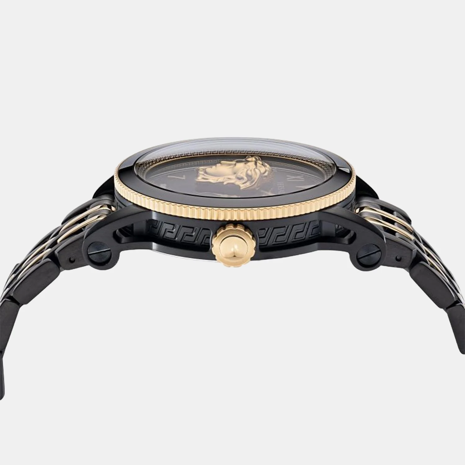 Men Quartz Black Dial Analog Stainless Steel Watch VE2V00422 - Image 3