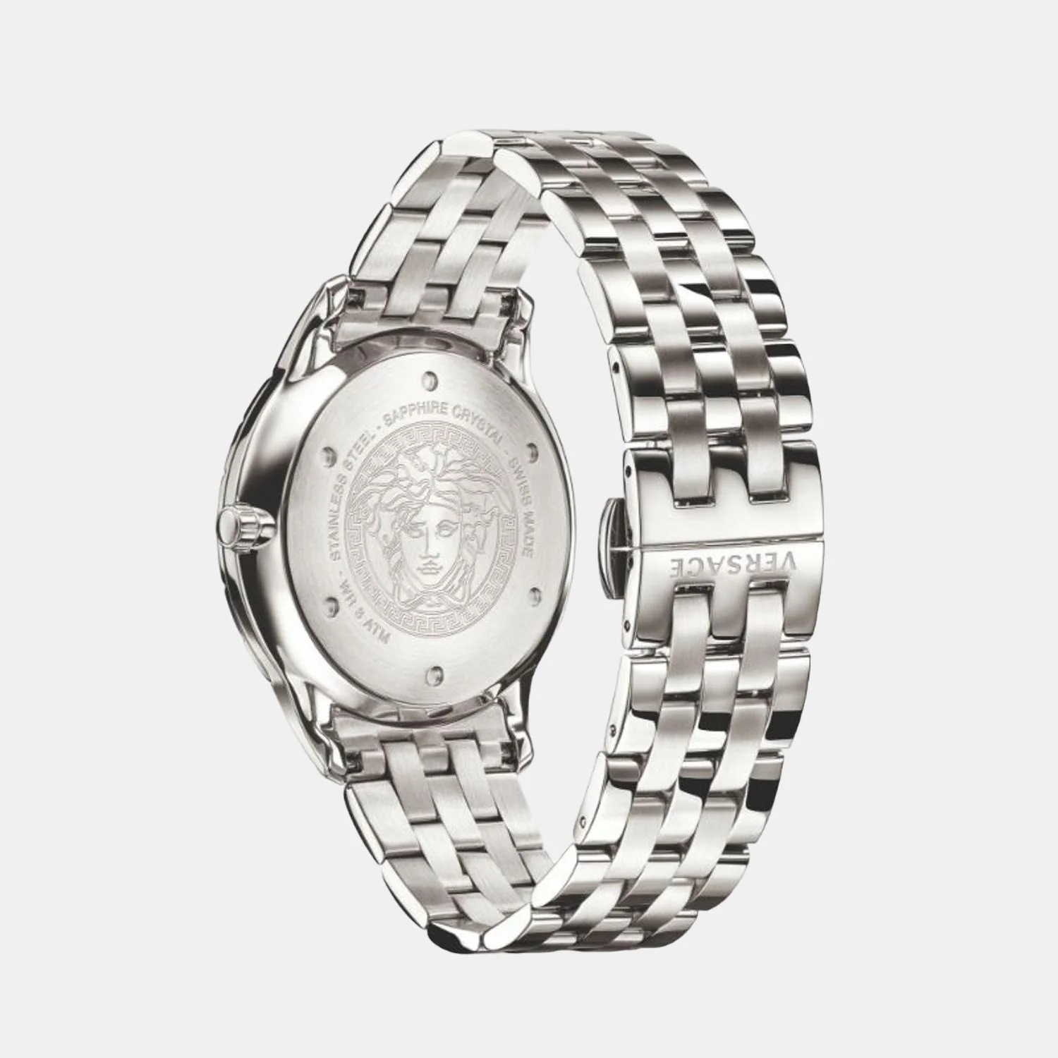 Men Quartz Black Dial Analog Stainless Steel Watch VEBK00418 - Image 2