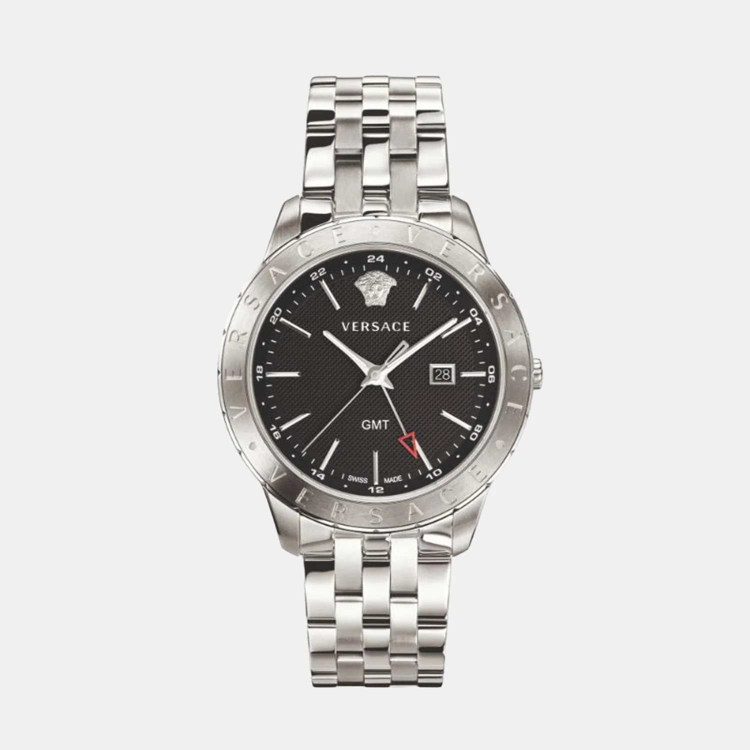 Men Quartz Black Dial Analog Stainless Steel Watch VEBK00418 - Image 3