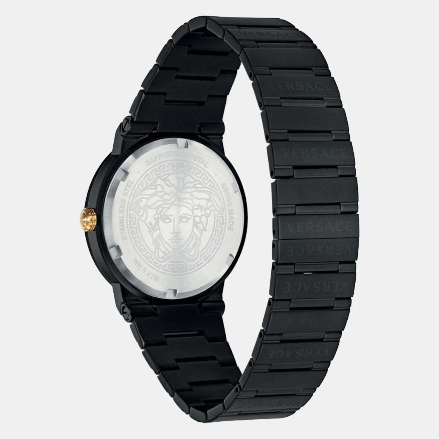 Men Quartz Black Dial Analog Stainless Steel Watch VEVI00620 - Image 2