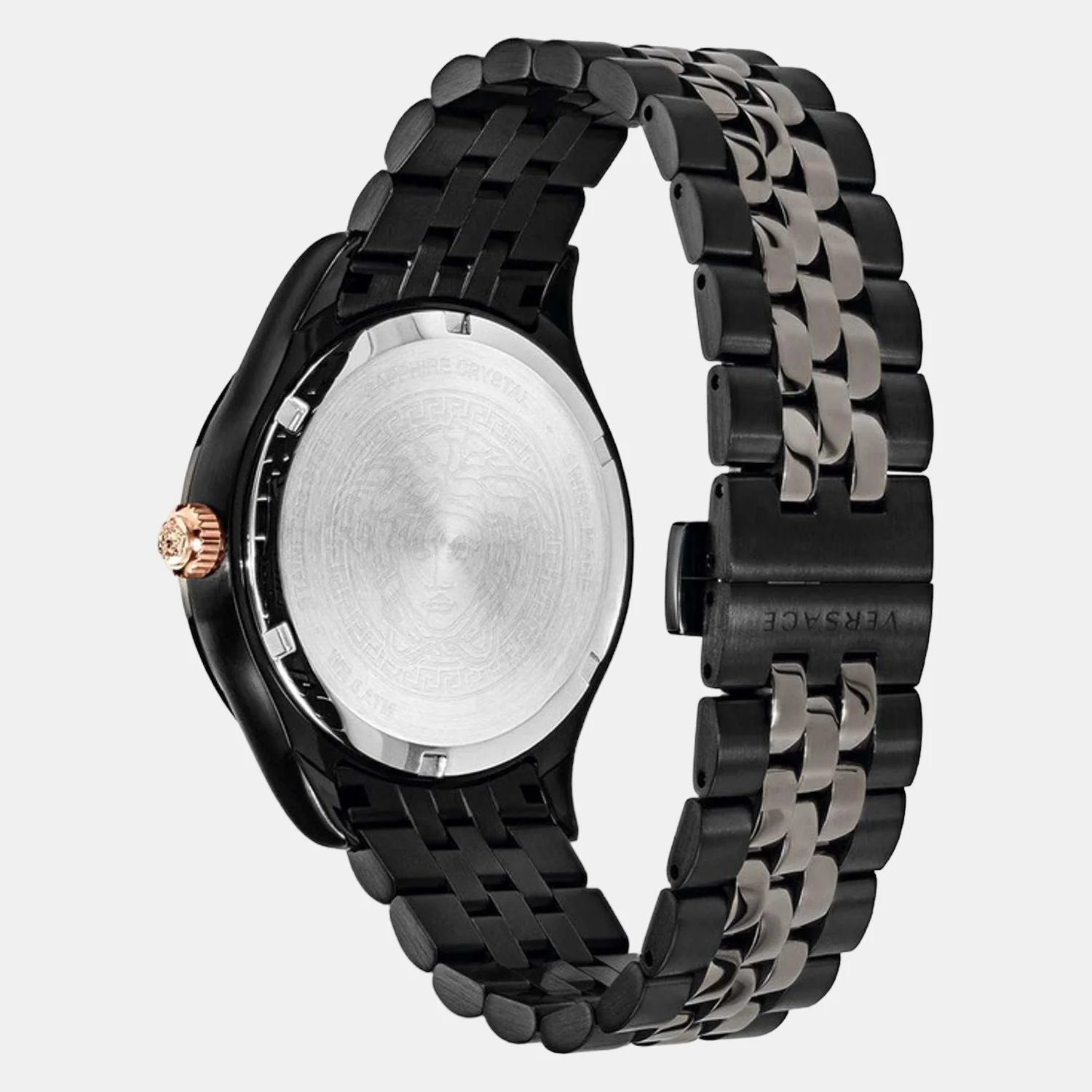Men Quartz Black Dial Analog Stainless Steel Watch VEVK00320 - Image 2