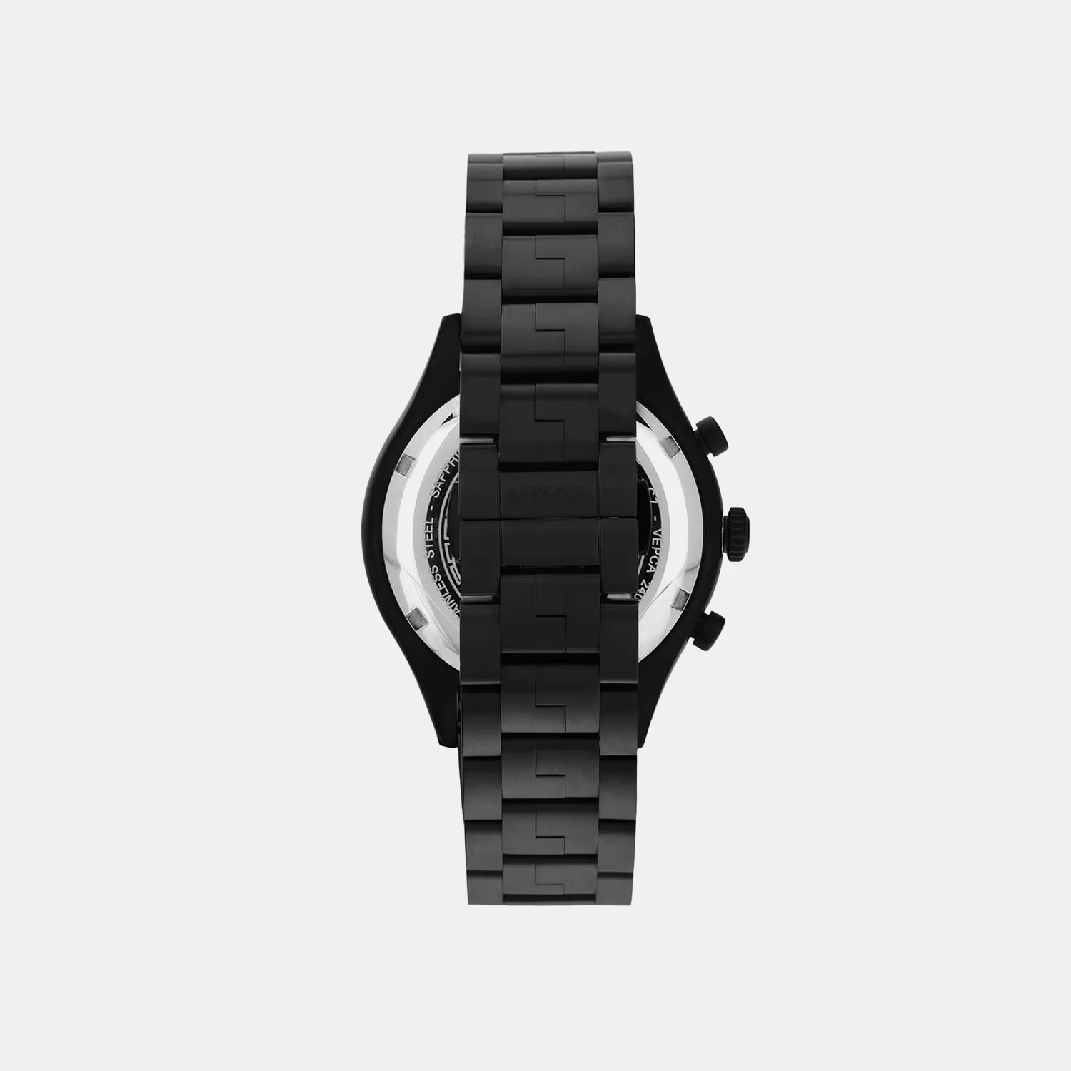 Men Quartz Black Dial Chronograph Stainless Steel Watch VEPCA0624 - Image 4