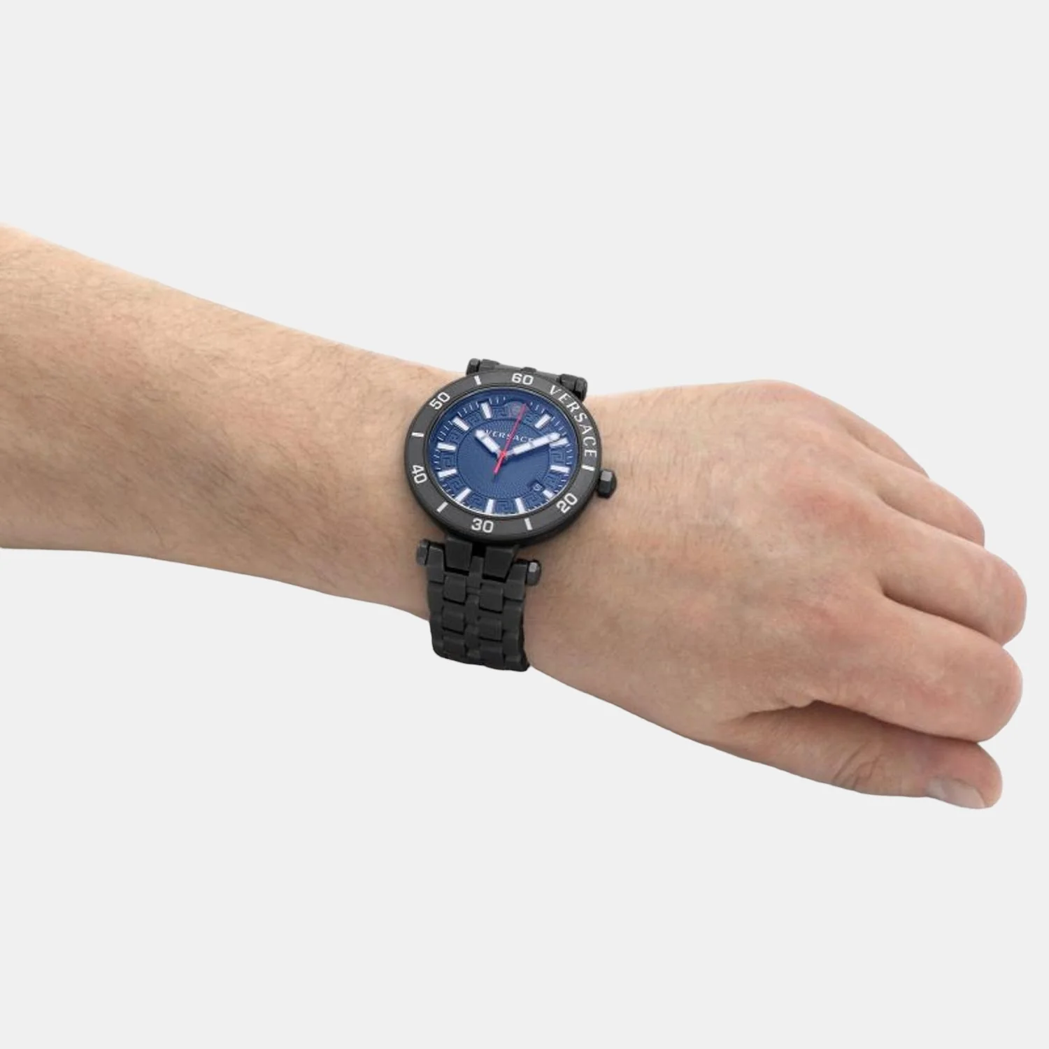 Men Quartz Blue Dial Analog Stainless Steel Watch VEZ300621 - Image 9