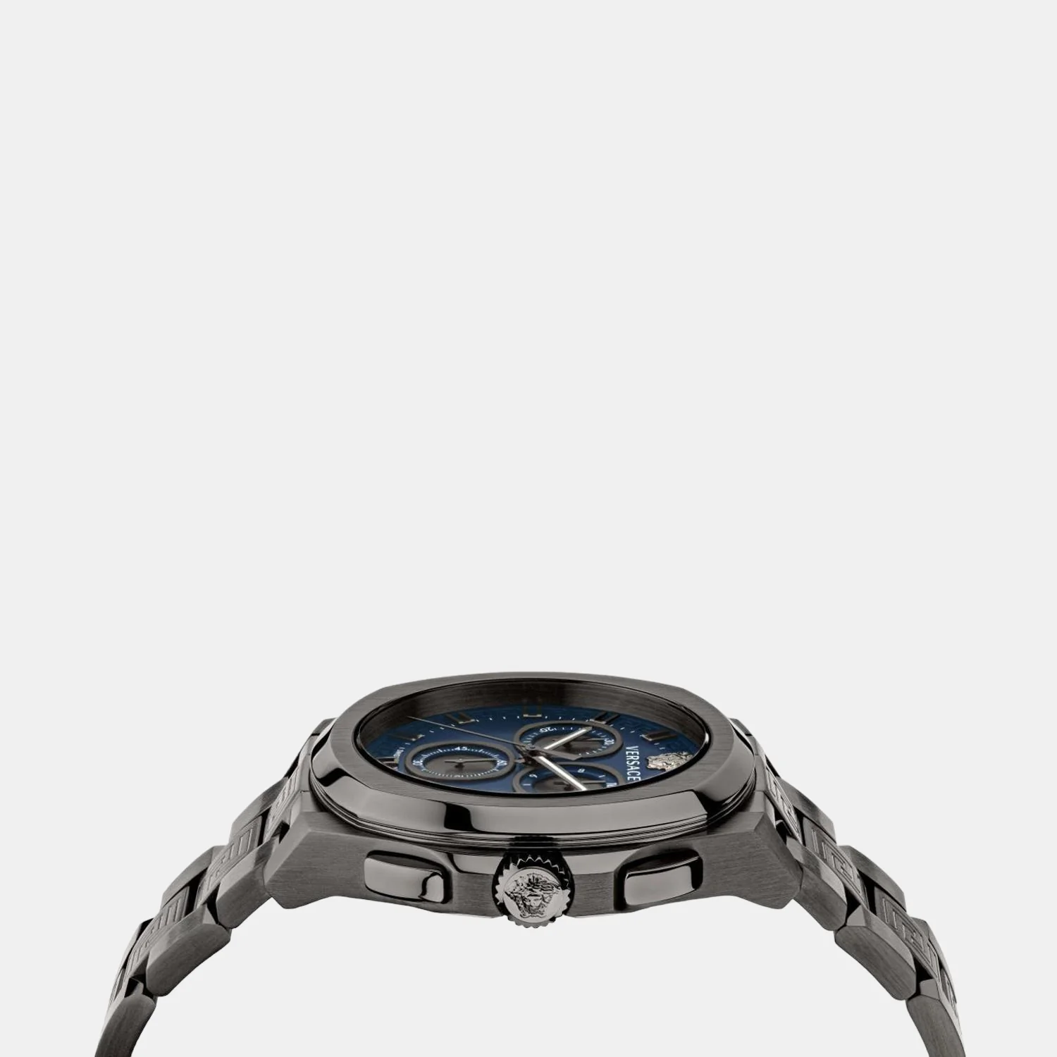 Men Quartz Blue Dial Chronograph Stainless Steel Watch VEZ800521 - Image 2