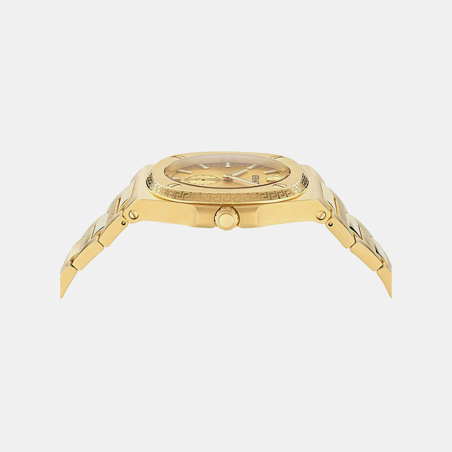 Men Quartz Gold Dial Analog Recycled Steel Watch VE0V00525 - Image 2