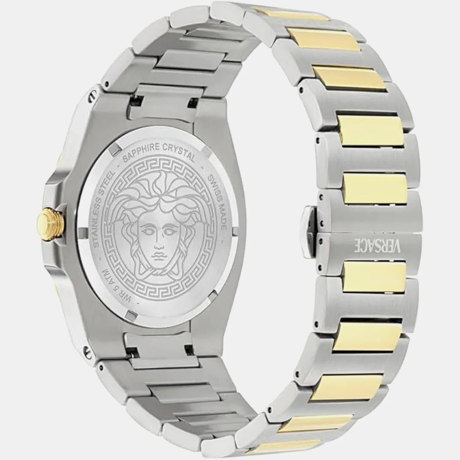 Men Quartz Green Dial Analog Recycled Steel Watch VE0V00425 - Image 3