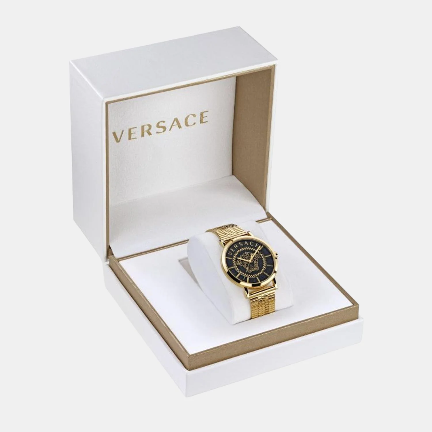 Men Quartz Green Dial Analog Stainless Steel Watch VEJ400521 - Image 5