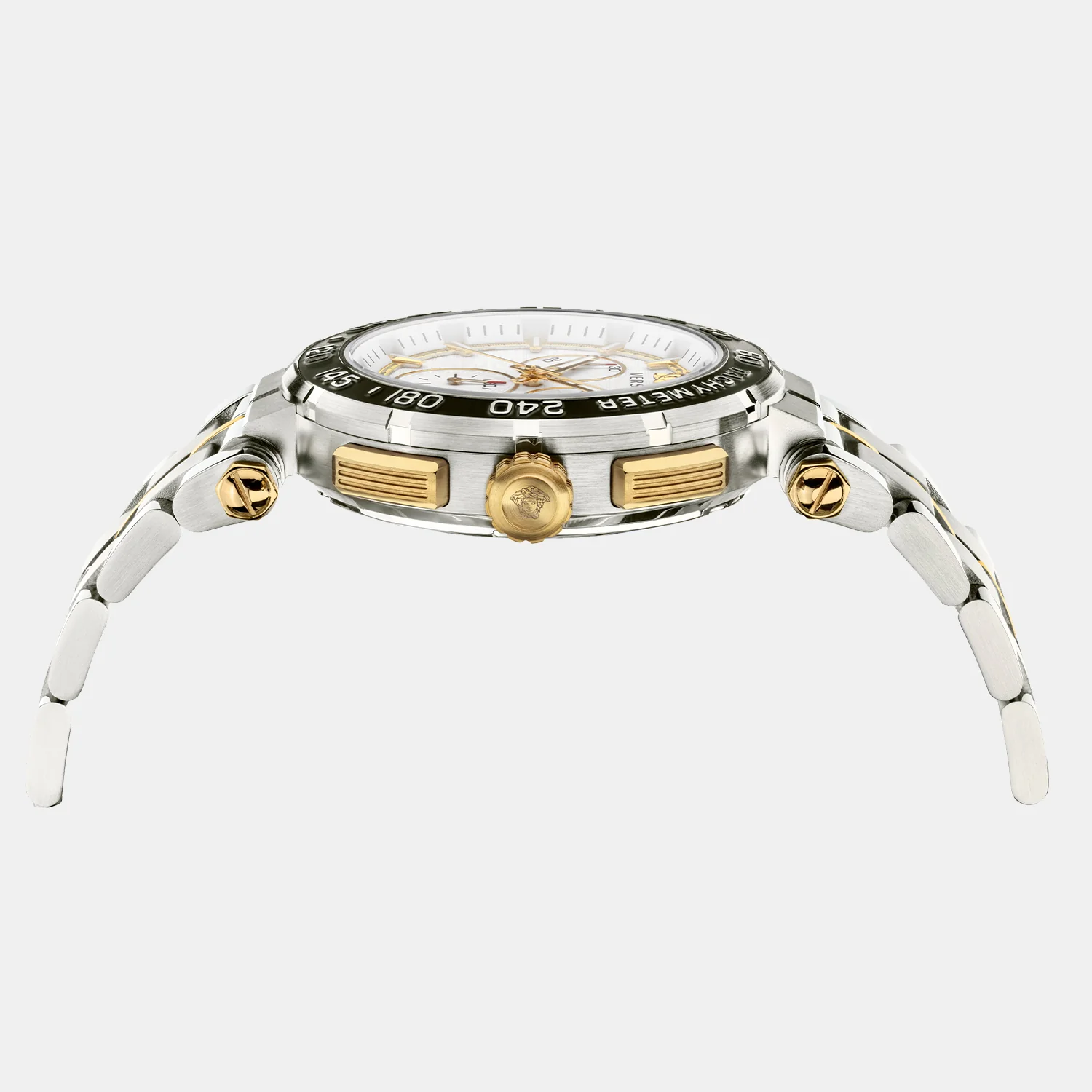 Men Quartz Silver Dial Chronograph Stainless Steel Watch VEPM00520 - Image 3