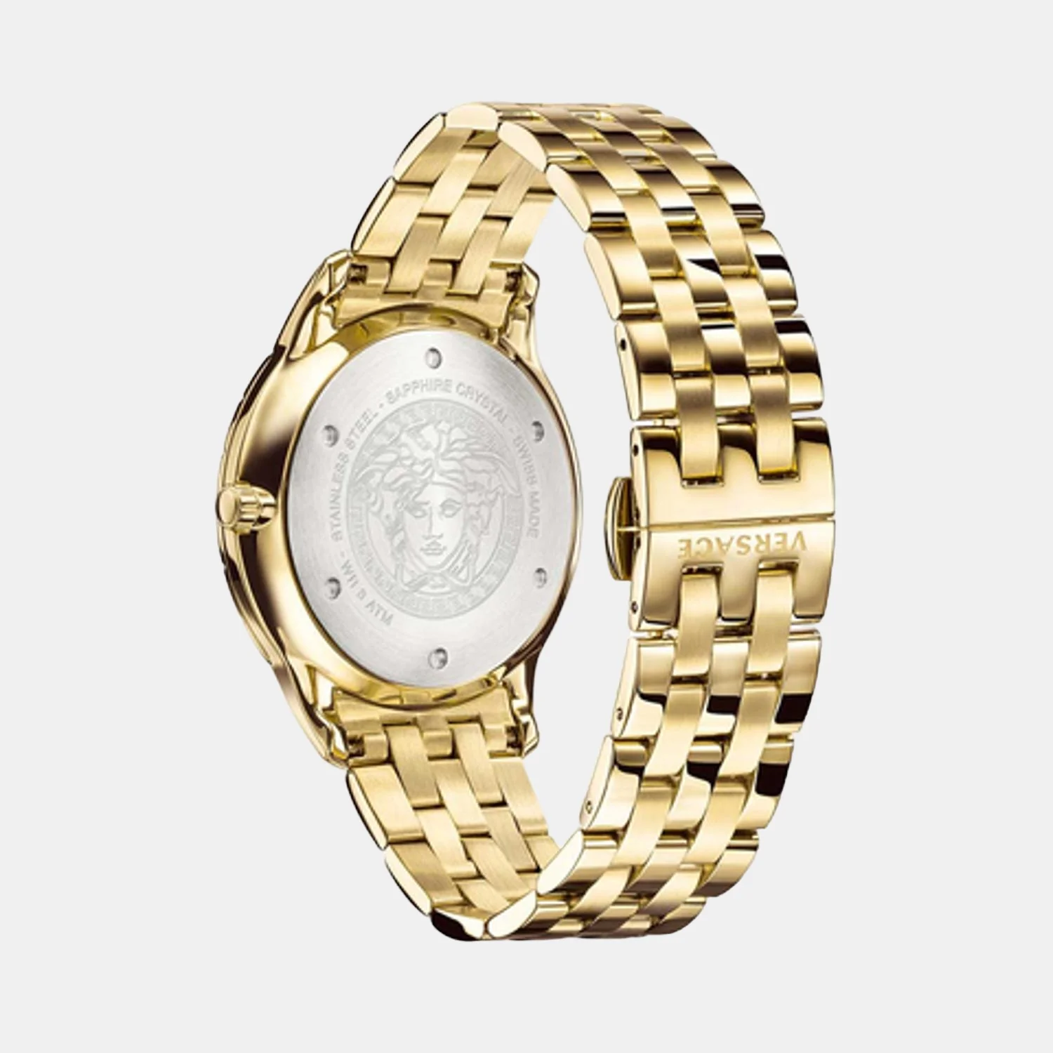 Men Quartz White Dial Analog Stainless Steel Watch VEBK00518 - Image 2