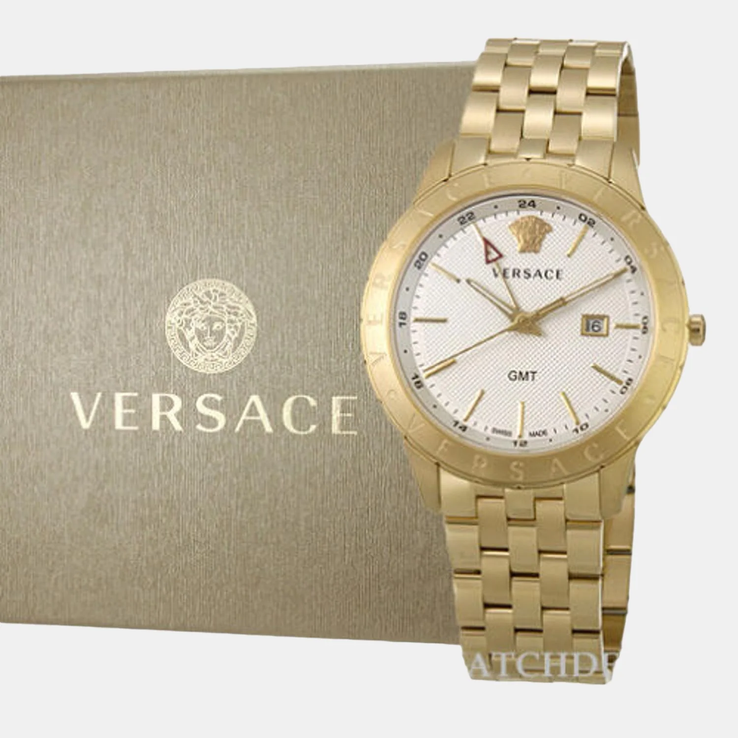Men Quartz White Dial Analog Stainless Steel Watch VEBK00518 - Image 5