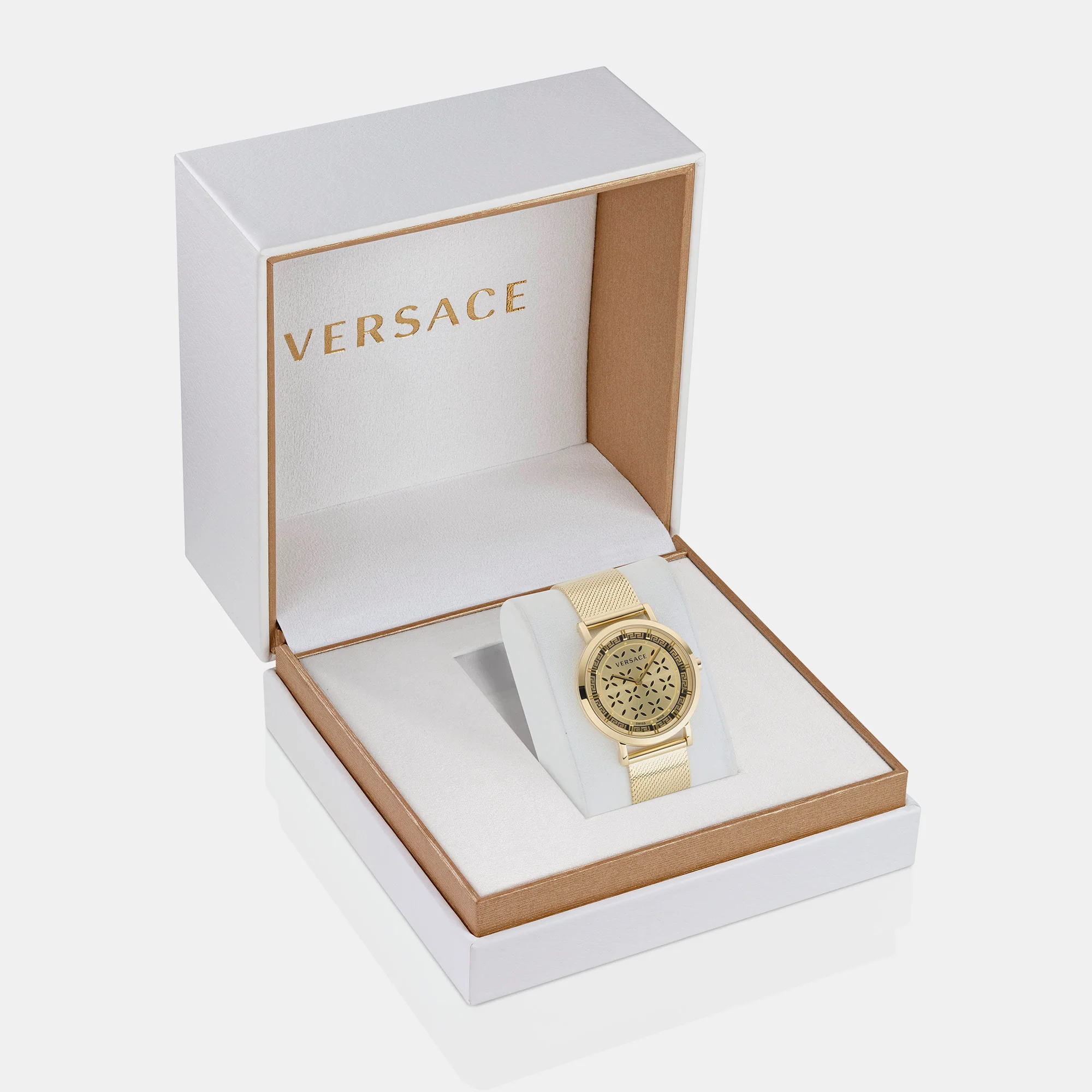 Ver.New Generation(Wc-3M) Women Quartz Gold Dial Analog Stainless Steel Watch VE3M01223 - Image 4