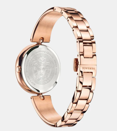 Palazzo Women Quartz Rose Gold Dial Analog Stainless Steel Watch VECQ00718 - Image 4