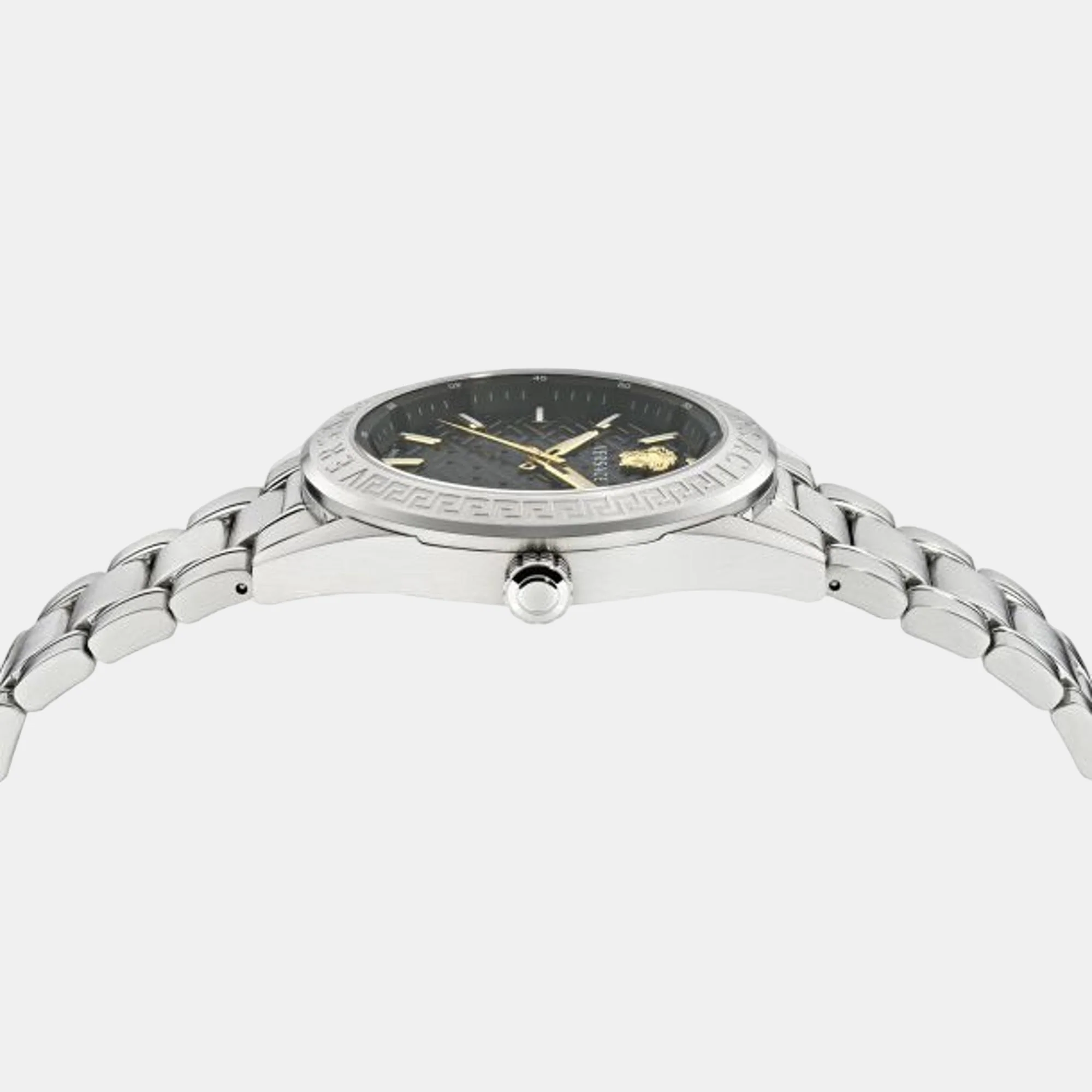 V-Code 3 H.(Wc-6A) Men Quartz Grey Dial Analog Stainless Steel Watch VE6A00323 - Image 3