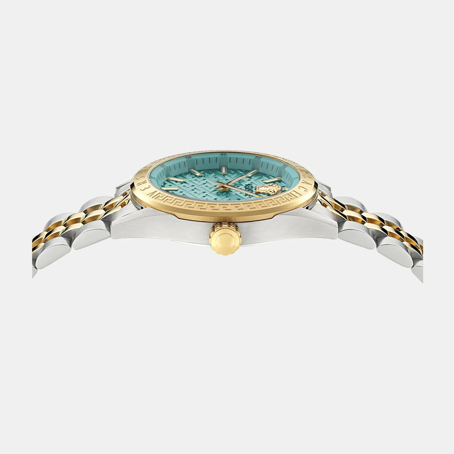 V-Code Lady Women Quartz Blue Dial Analog Stainless Steel Watch VE8I00524 - Image 2