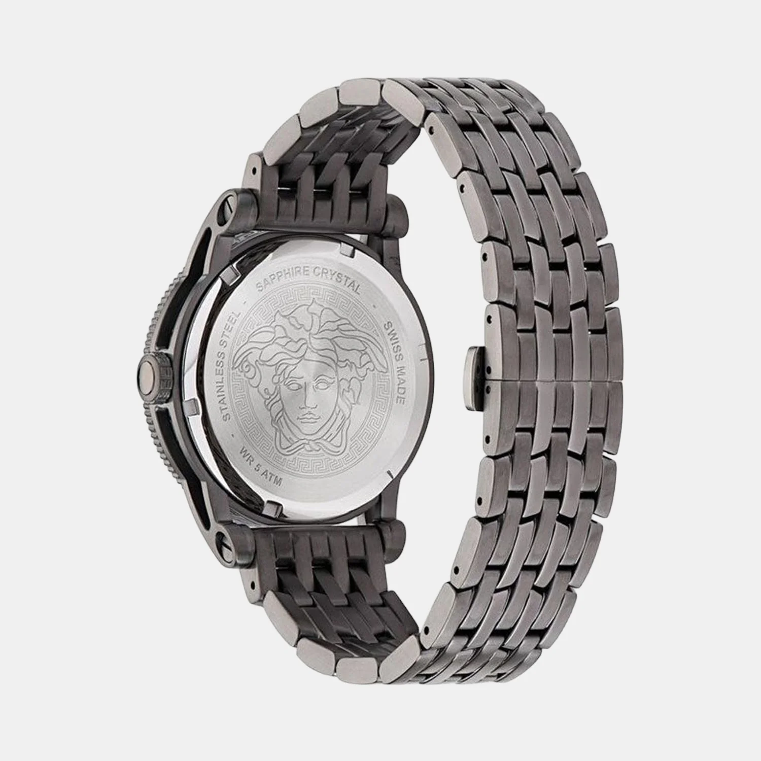 V-Palazzo Men Quartz Black Dial Analog Stainless Steel Watch VE2V00522 - Image 2