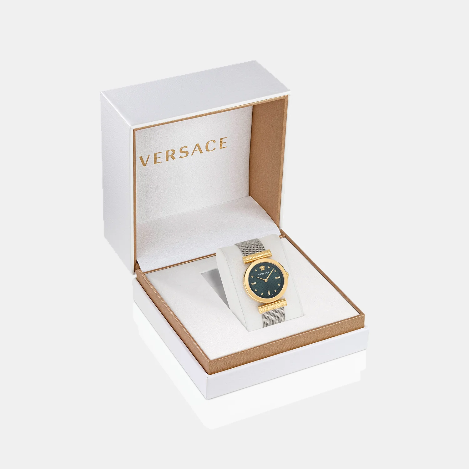 Versace Regalia(Wc-6J) Women Quartz Green Dial Analog Stainless Steel Watch VE6J00623 - Image 5