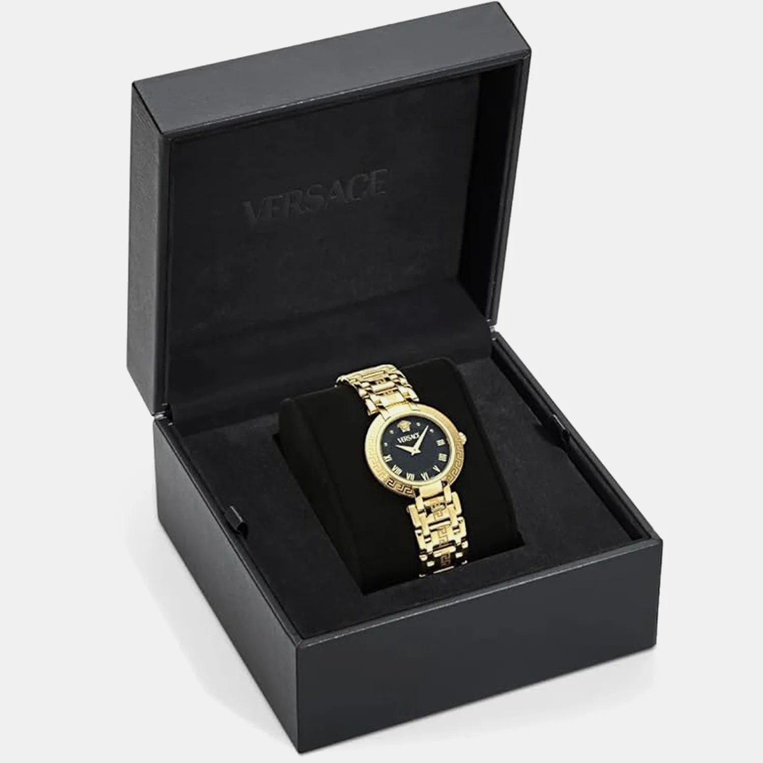 Women Quartz Black Dial Analog Recycled Steel Watch VE0P00625 - Image 5