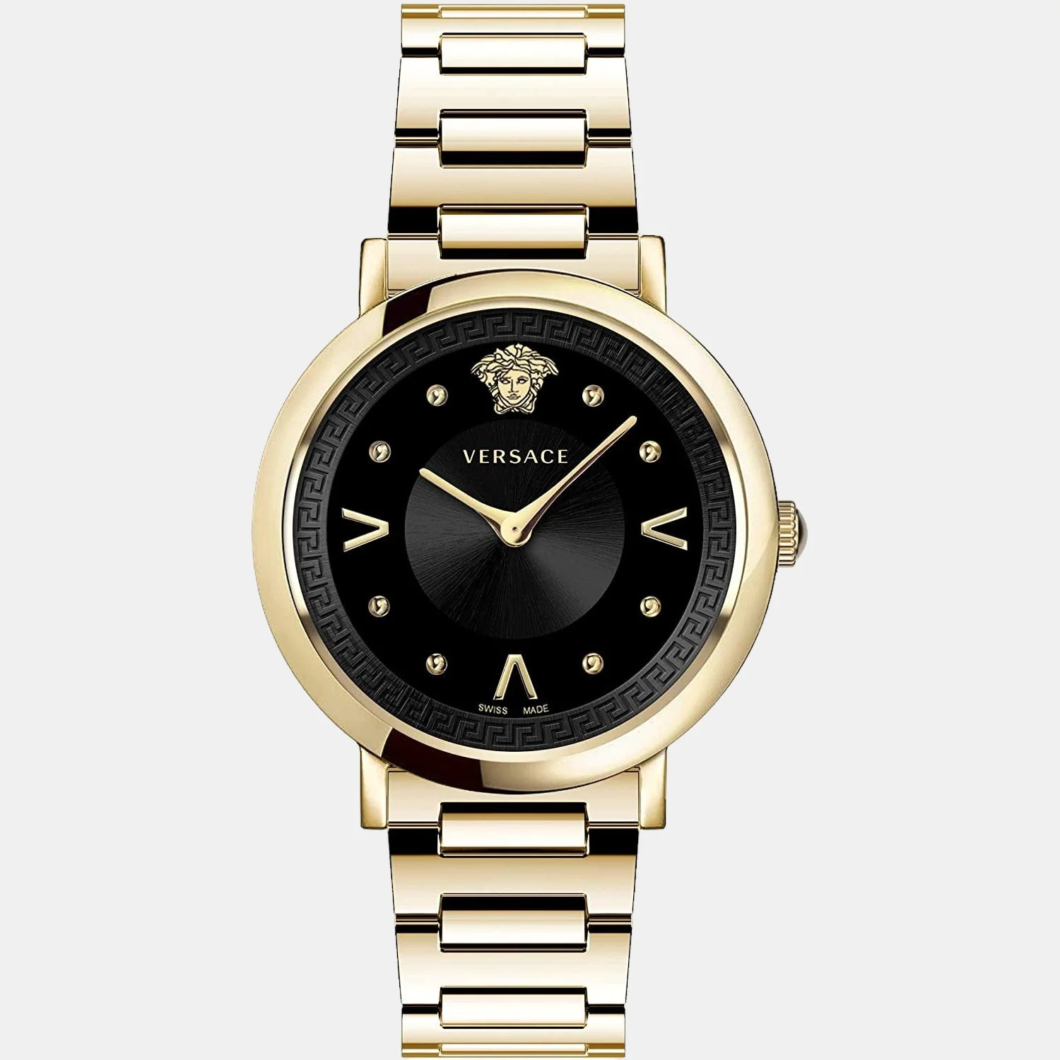 Women Quartz Black Dial Analog Stainless Steel Watch VEVD00619 - Image 3