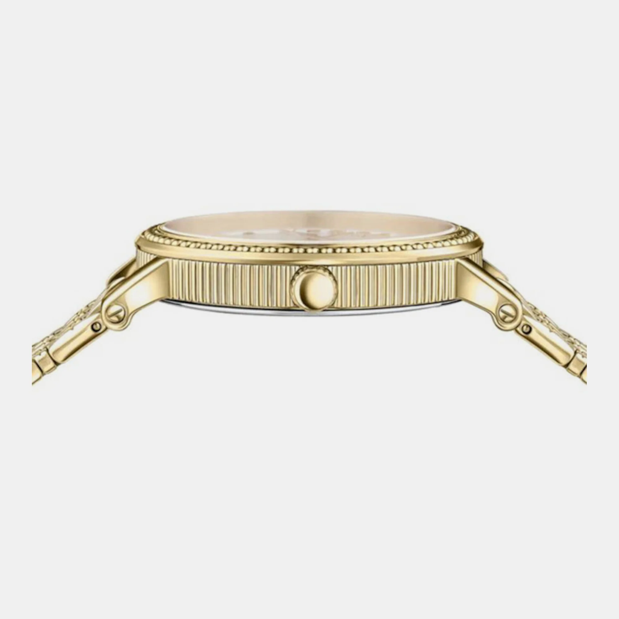 Women Quartz Gold Dial Analog Stainless Steel Watch VEQX01022 - Image 4