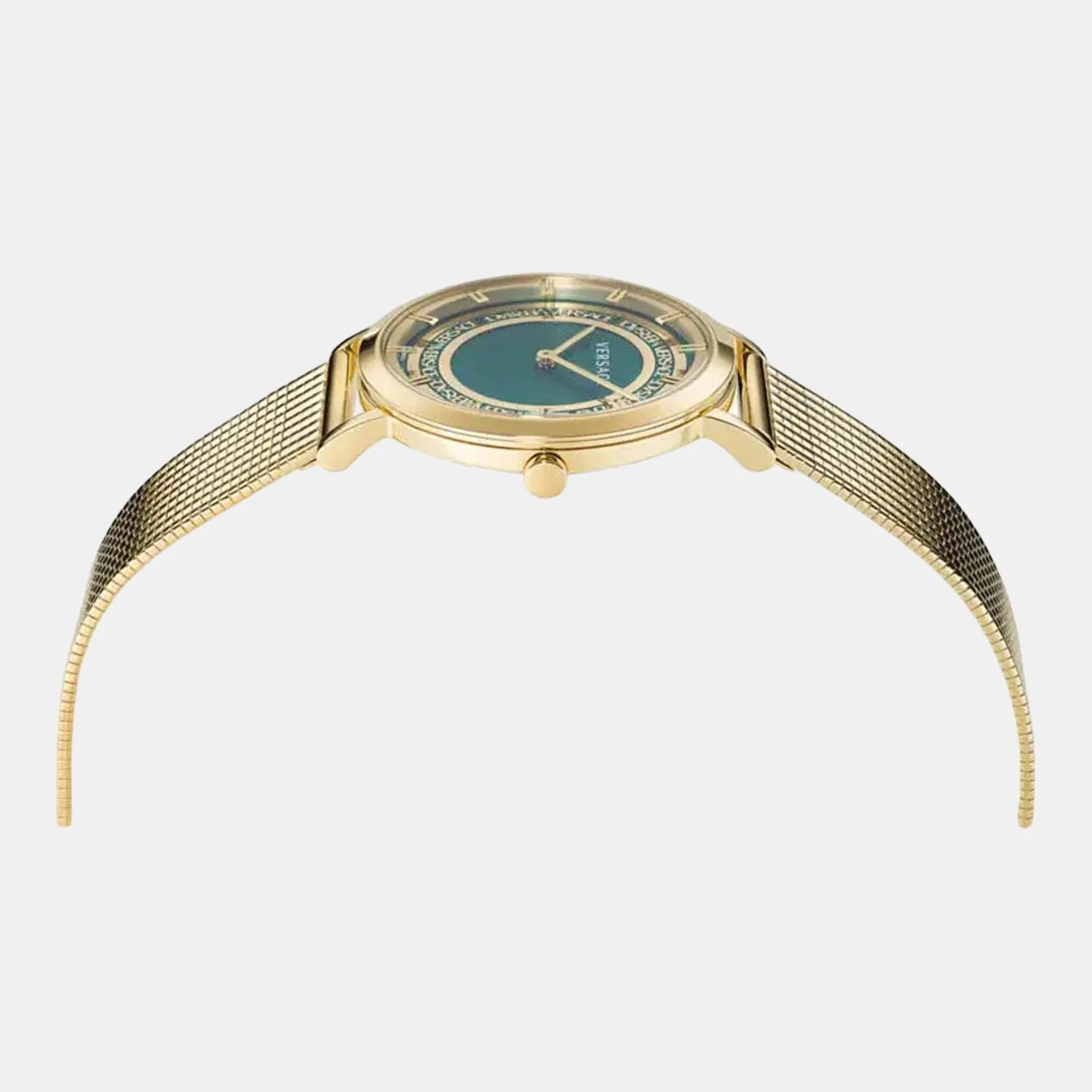 Women Quartz Green Dial Analog Stainless Steel Watch VE3M00622 - Image 3