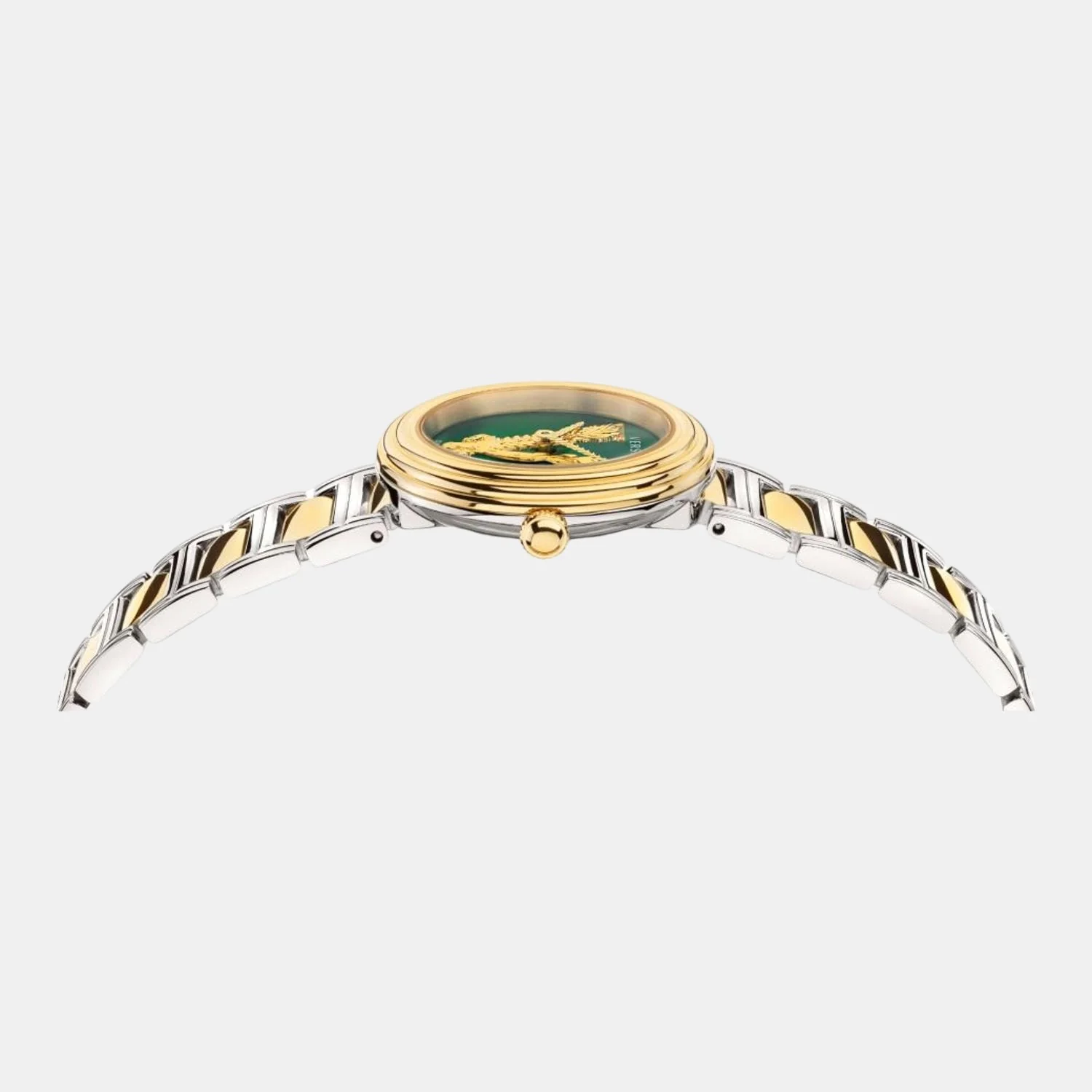 Women Quartz Green Dial Analog Stainless Steel Watch VET300821 - Image 3