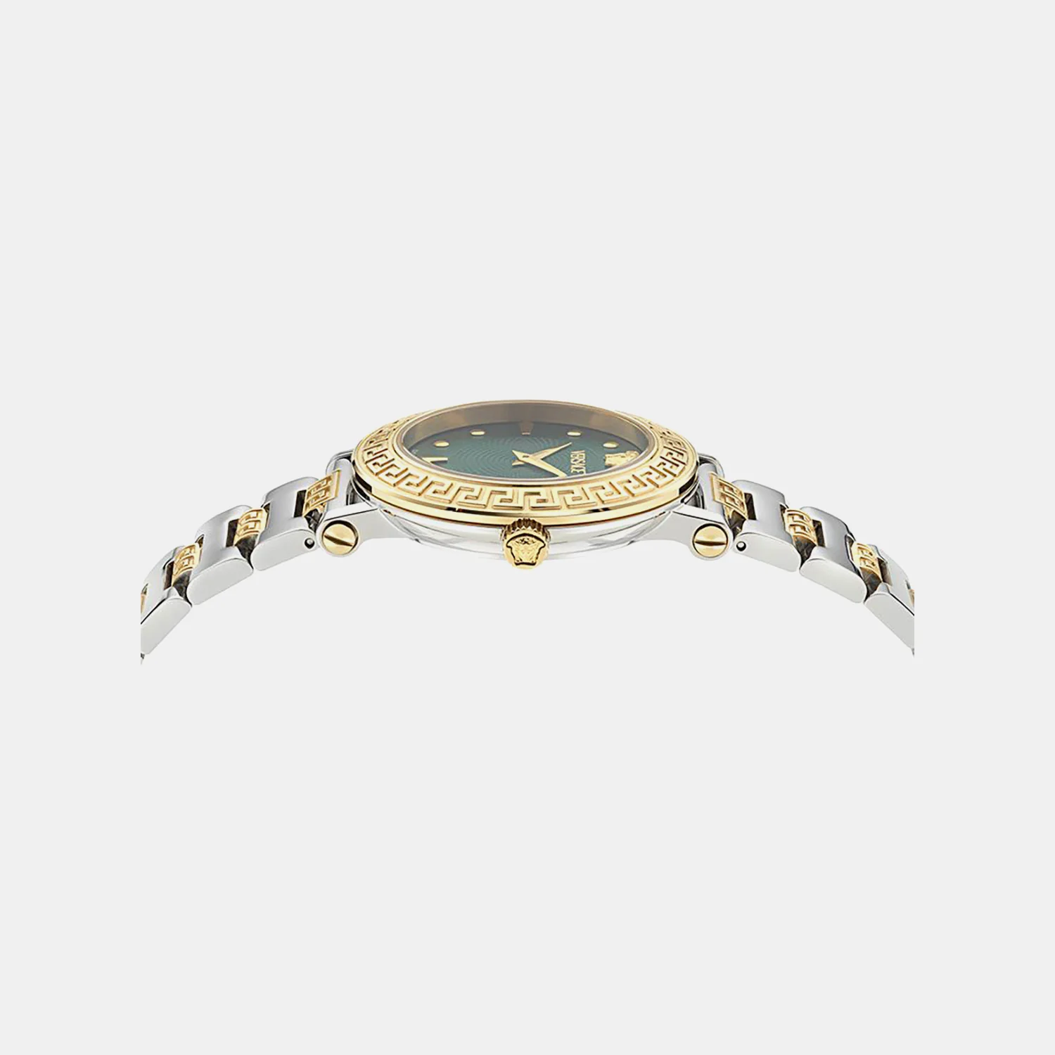 Women Quartz Green Sunray Dial Analog Stainless Steel Watch VE9C00424 - Image 3