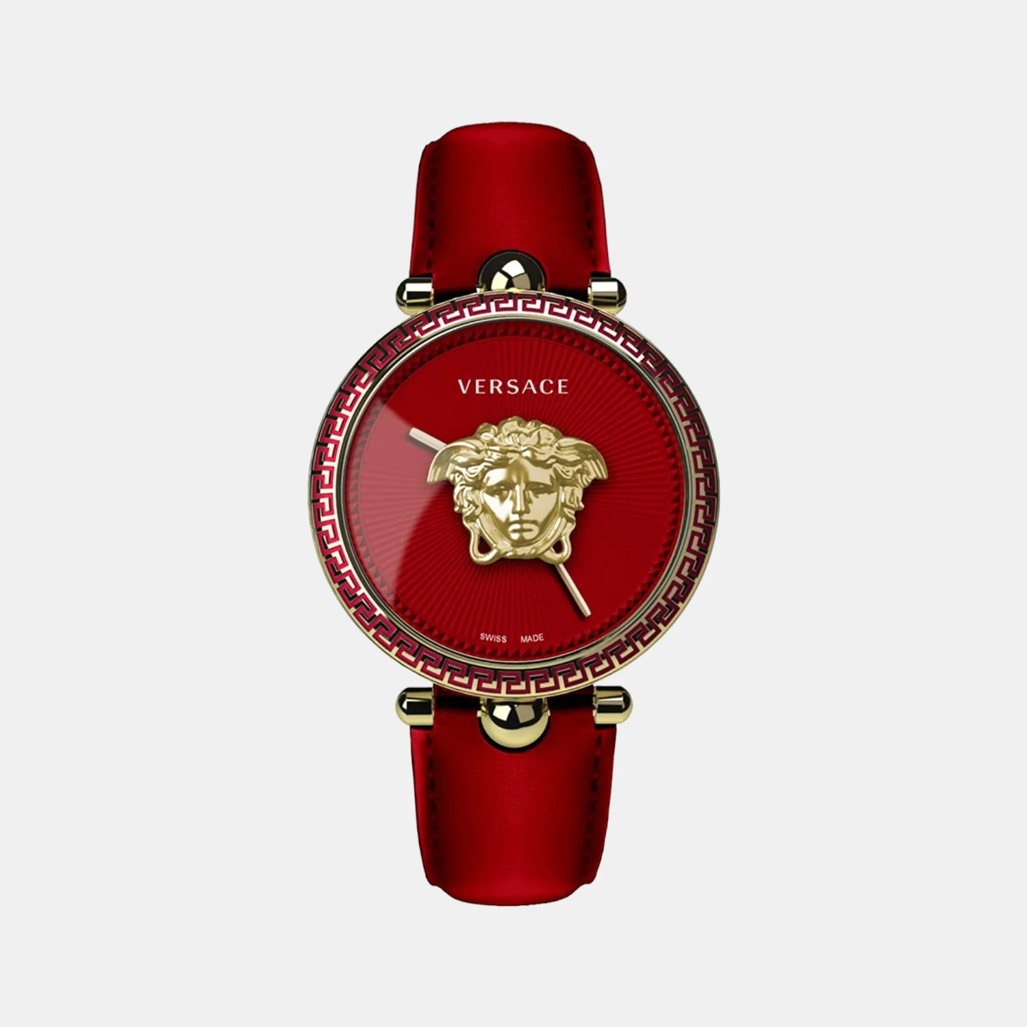 Women Quartz Red Dial Analog Stainless Steel Watch VECO01822