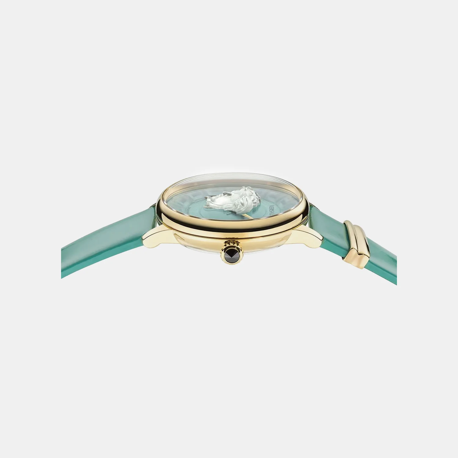 Women Quartz Turquoise Dial Analog Calf Watch VE6F00723 - Image 3