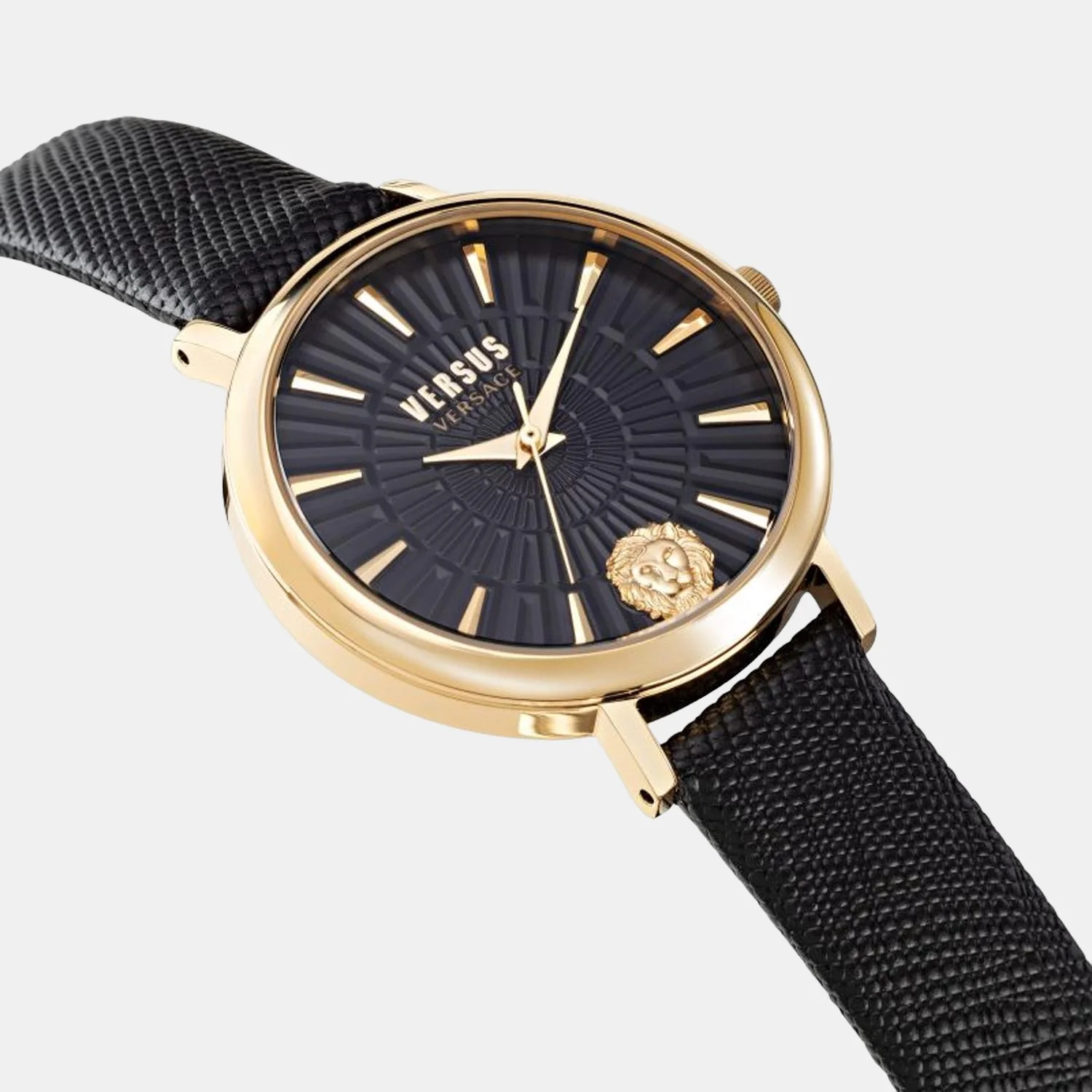 Women Quartz Black Dial Analog Leather Watch VSP1F0221 - Image 3