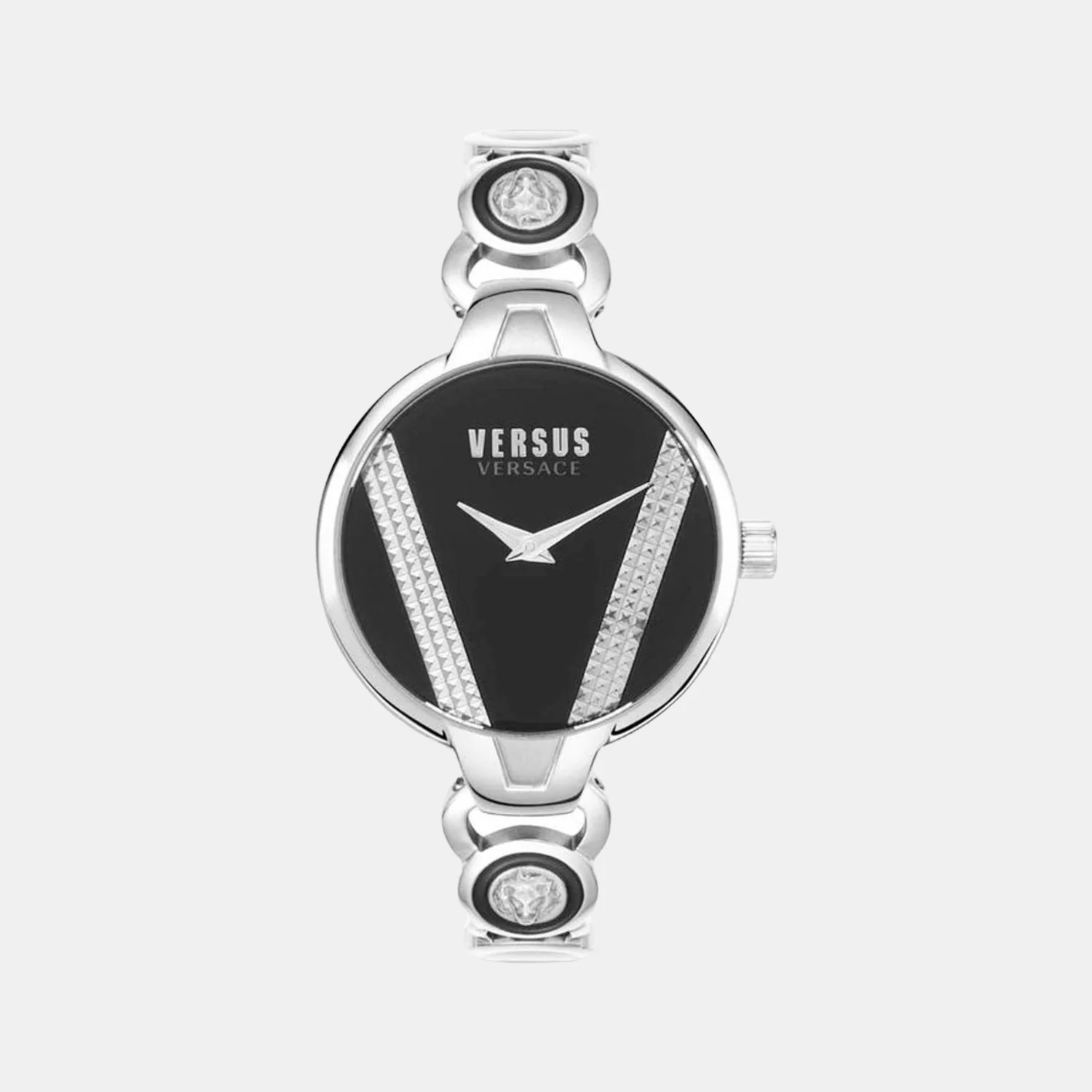 Women Quartz Black Dial Analog Stainless Steel Watch VSPER0119