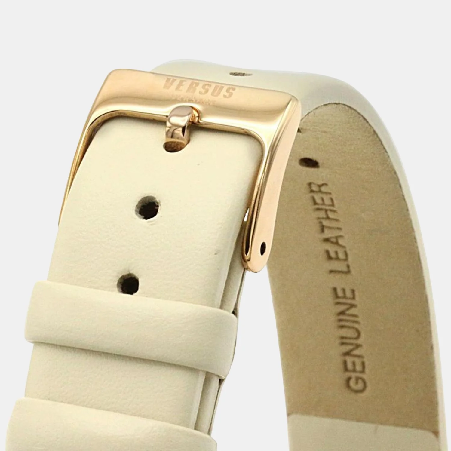 Women Quartz Rose Gold Dial Analog Leather Watch VSP490318 - Image 3