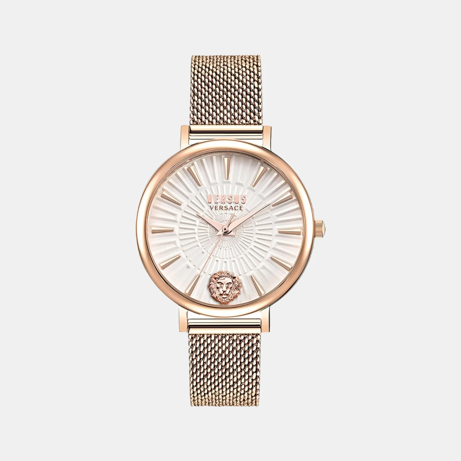 Women Quartz Silver Dial Analog Stainless Steel Watch VSP1F0521