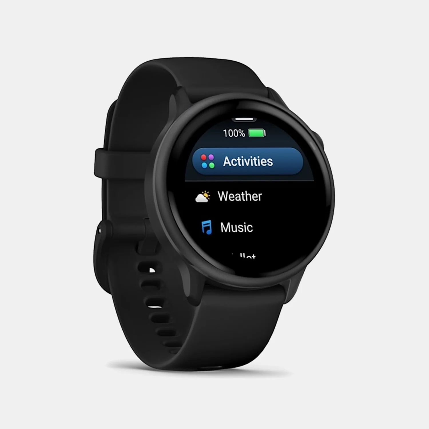 Vivo Active 6 Unisex Black Dial Digital Silicone Watch 010-02985-00 - Image 2