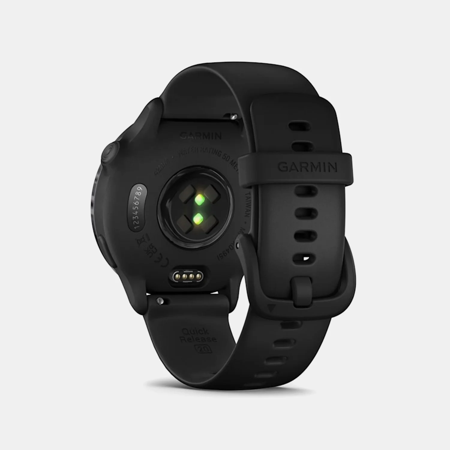 Vivo Active 6 Unisex Black Dial Digital Silicone Watch 010-02985-00 - Image 4