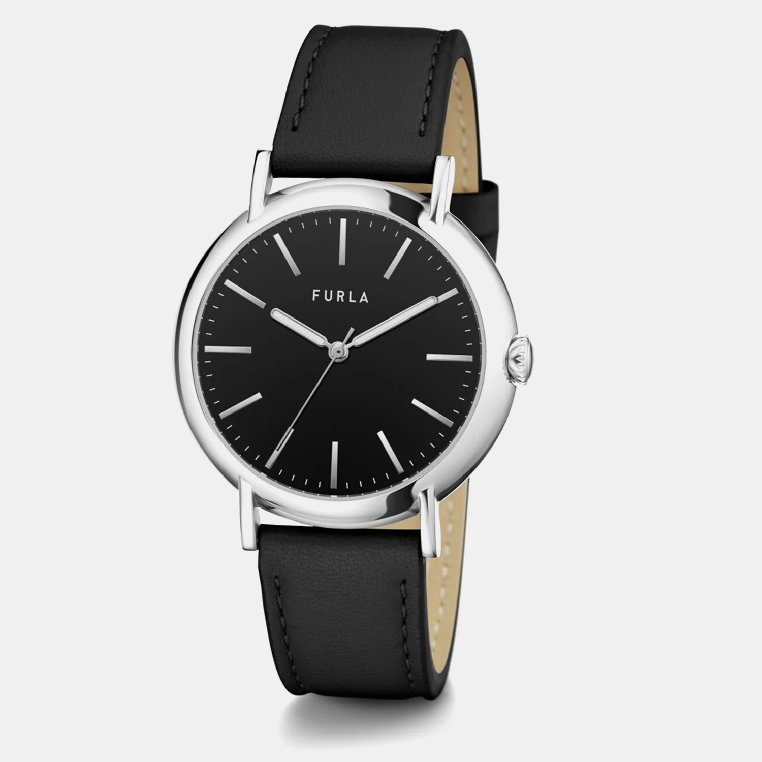 Women Quartz Black Dial Analog Leather Watch WW00023010L1 - Image 2