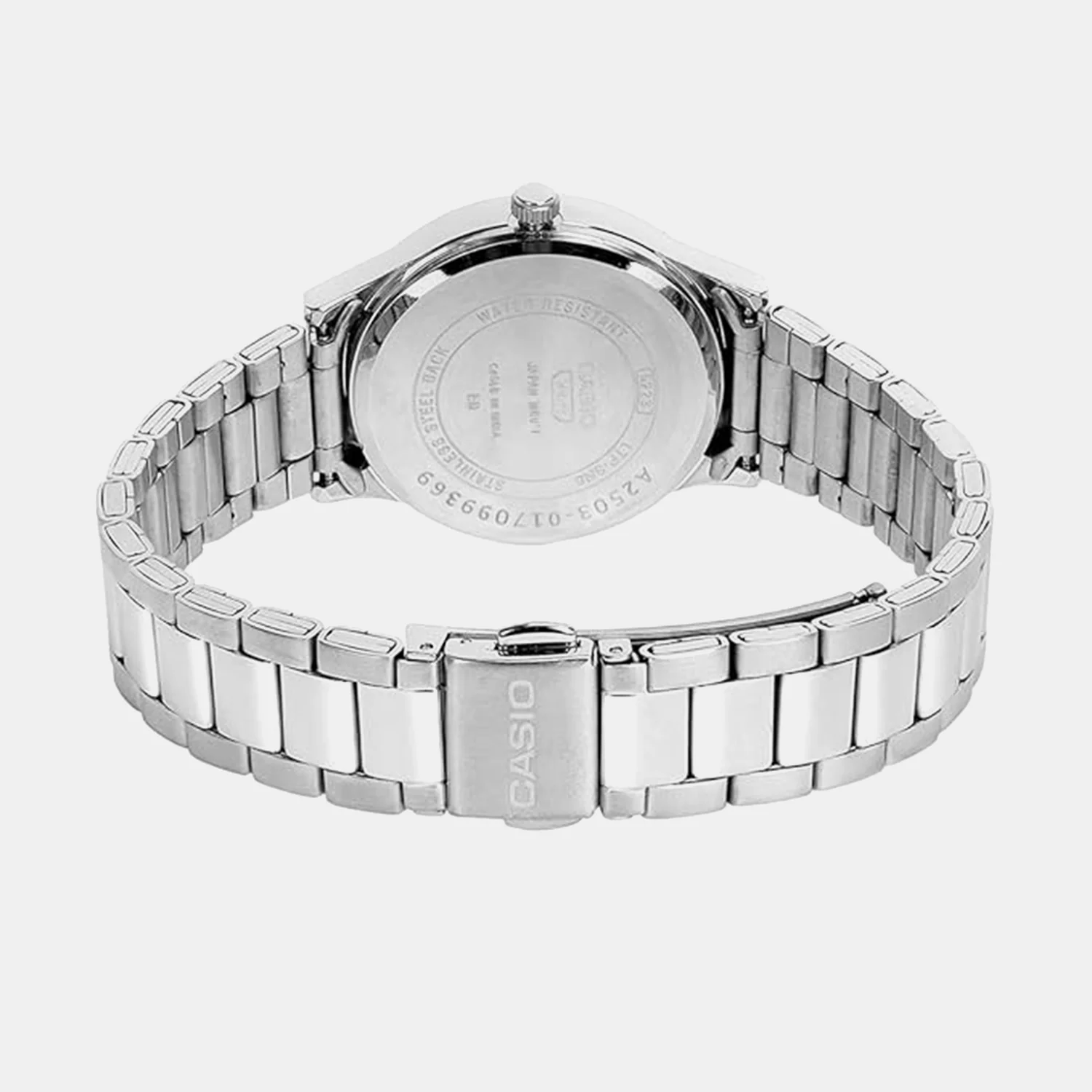 Women Quartz Blue Dial Analog Stainless Steel Watch A2502 - Image 5