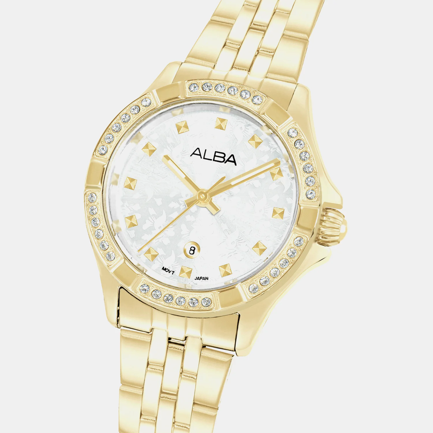 Women Quartz Silver Dial Analog Stainless Steel Watch AH7ED6X1 - Image 4