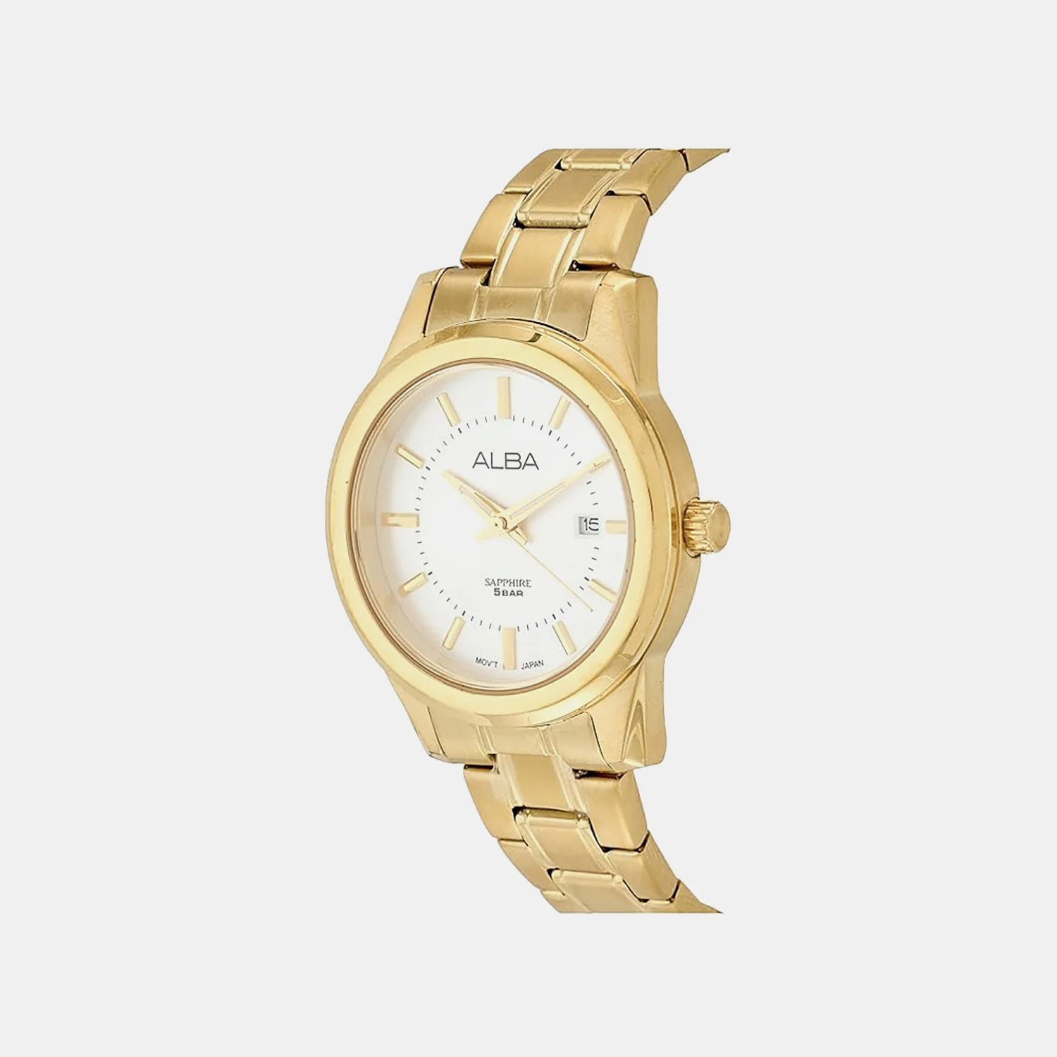 Women Quartz Silver Dial Analog Stainless Steel Watch AH7EE6X1 - Image 2