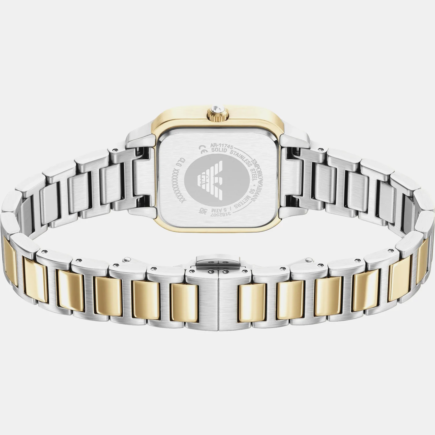 Women Quartz White Dial Analog Stainless Steel Watch AR11745 - Image 5
